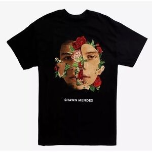 Shawn Mendes FLOWER MASK T-Shirt NEW